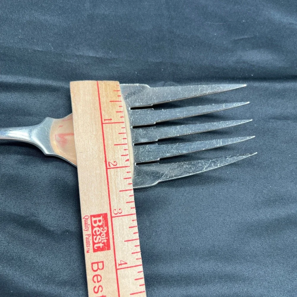 Tiffany & Co Silver Plate Cold Meat Serving Fork Mono N 9.25